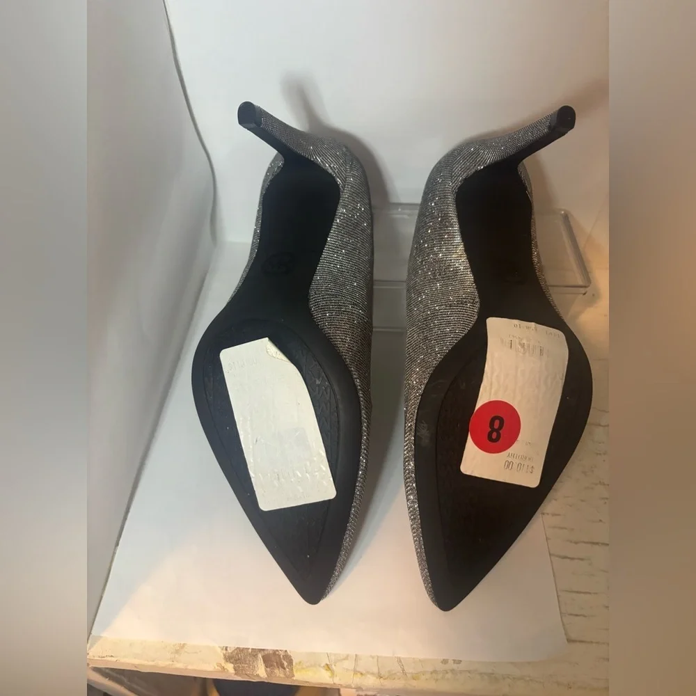 Michael Kors Women's Dorothy Flex Pump Black/Silver Size 8M